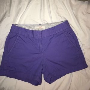 J. Crew purple shorts