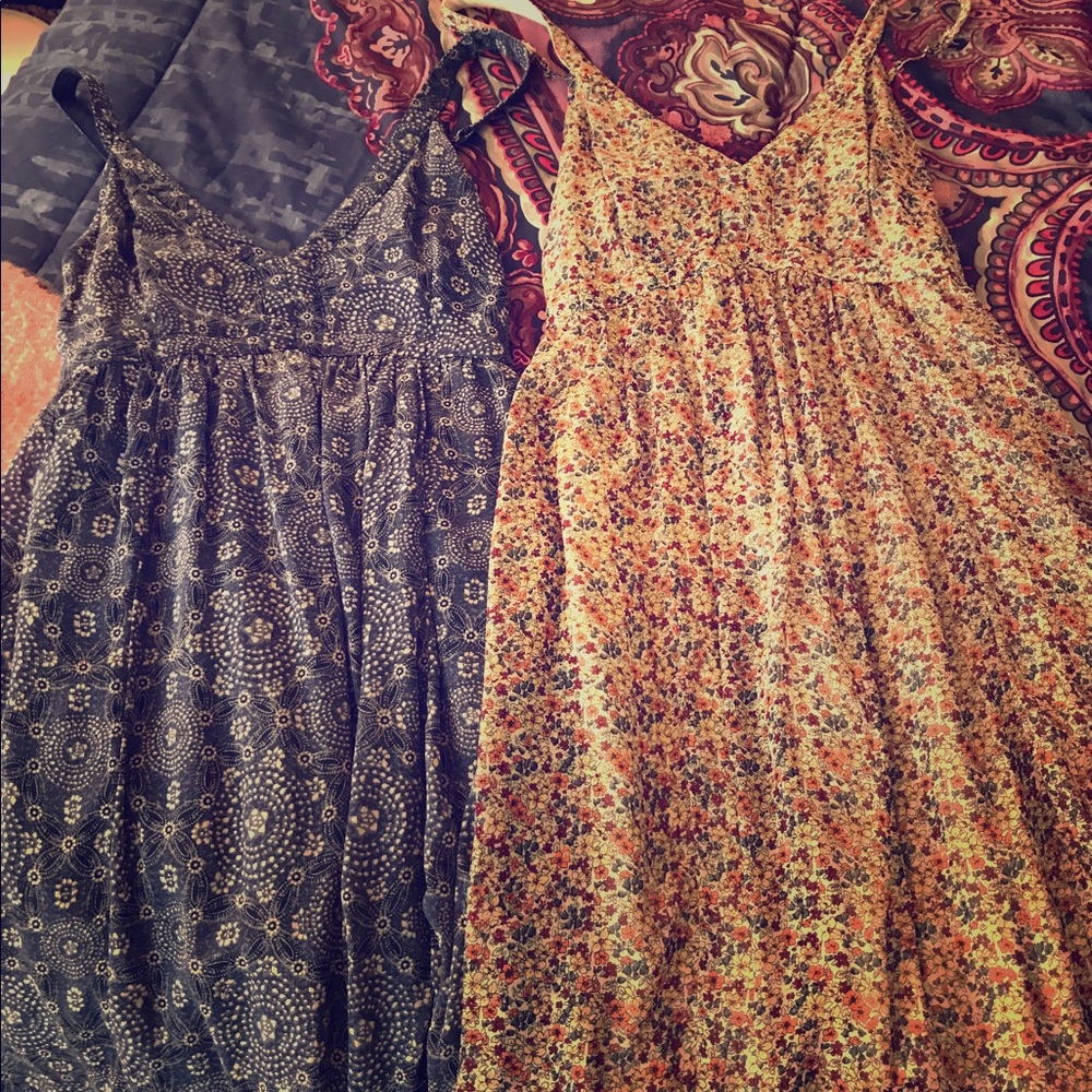 Set of lg hollister summer dresses