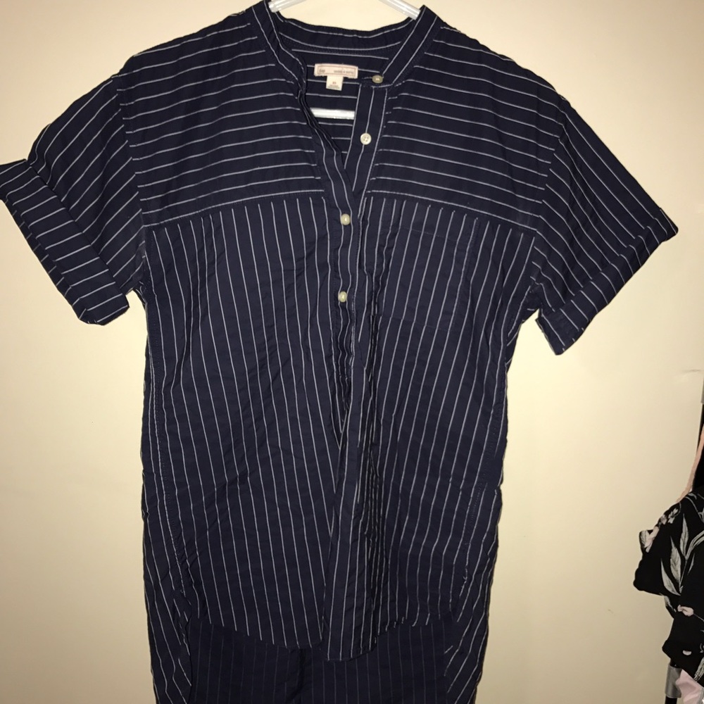 Gap pinstripe top