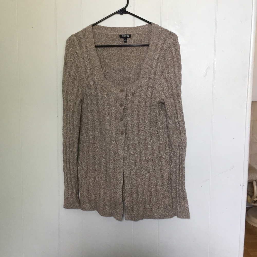 Cream heathered cardigan
