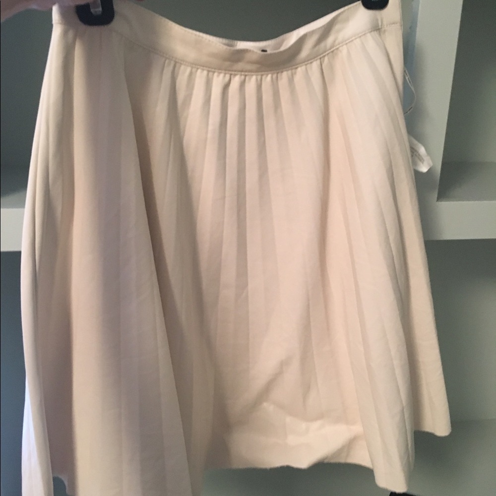 Zara basics faux leather skirt