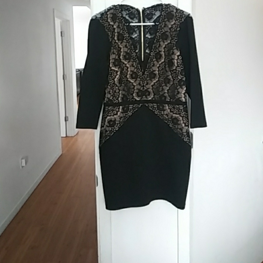 Be Be spandex and lace dress