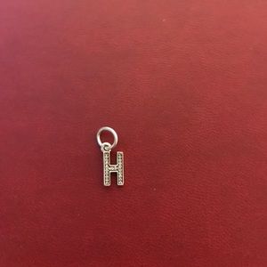 "H" pandora charm