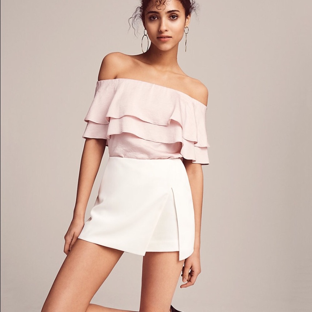 EXPRESS BLACK SLIT SKORT