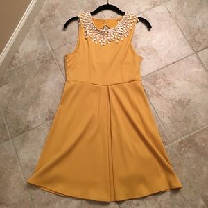 Free people dress mustard