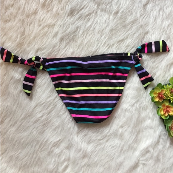 Victoria's Secret striped multicolor bikini bottom - Picture 3 of 6