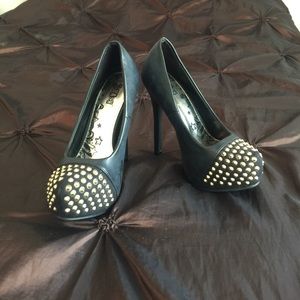 Bejeweled Black Stilettos