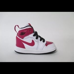 Nike Air Jordan 1 Retro High White Fuschia SZ 5C