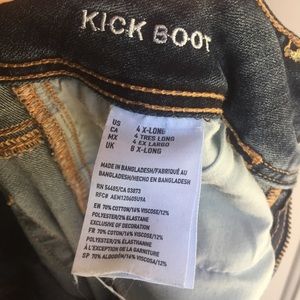 American Eagle bootcut jeans, sz 4 X-Long