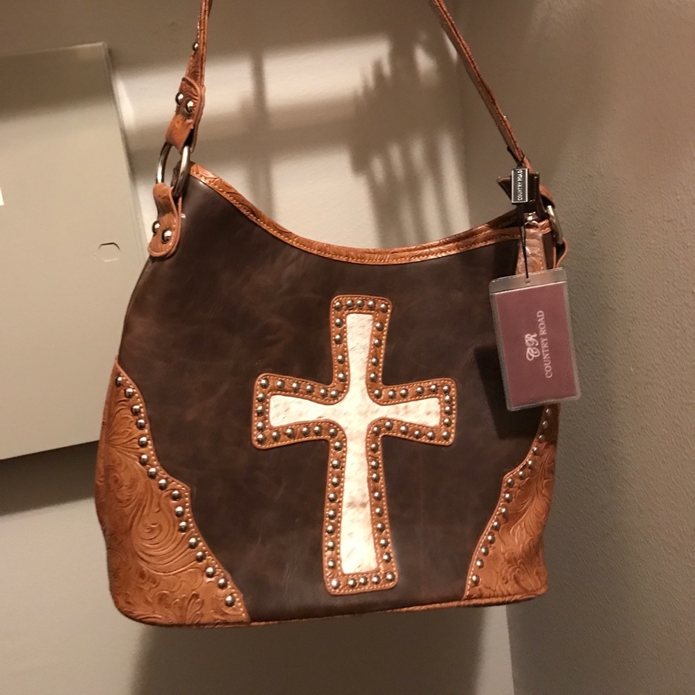 Western leather purse