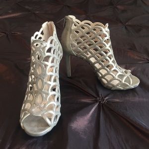 Vince Camuto Silver Heels