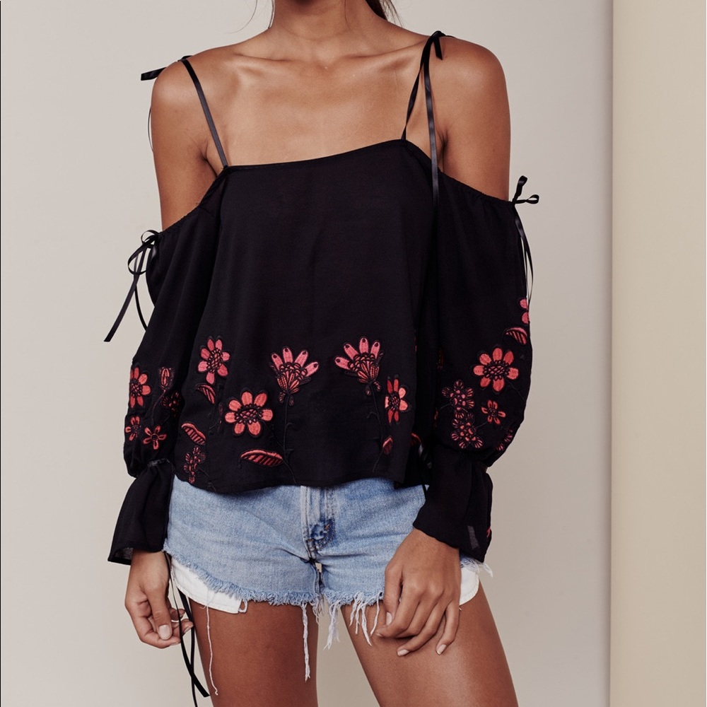 For Love ＆ Lemons Anna Maria crop top