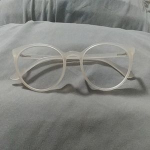 Matte clear frames