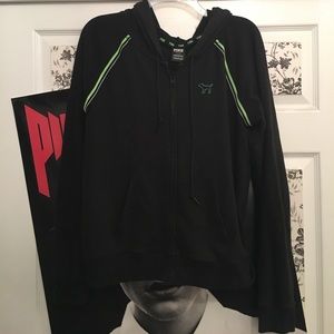 PINK full zip hoodie