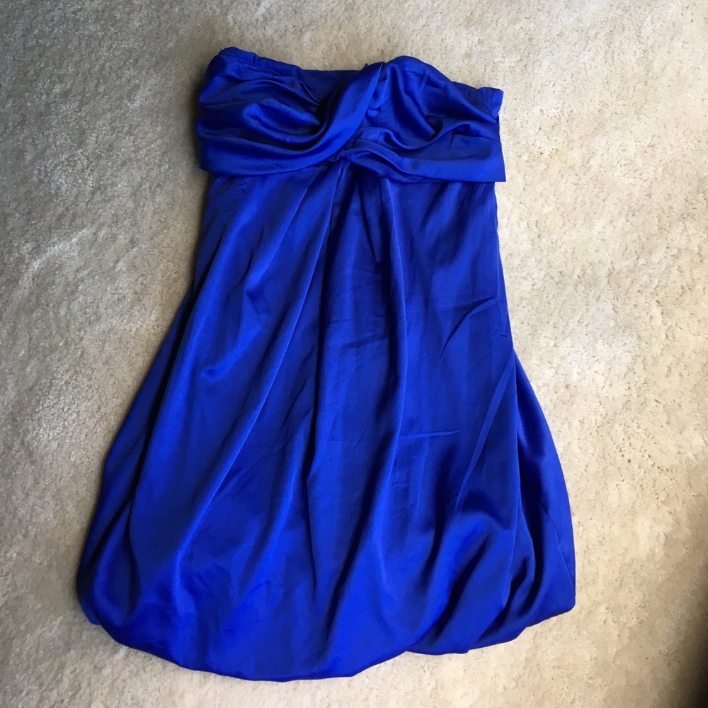 Blue bubble dress