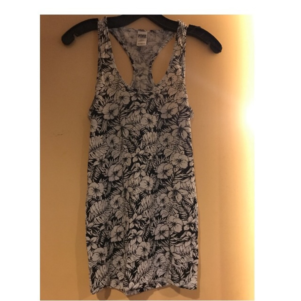 Pink / VS racerback tank top