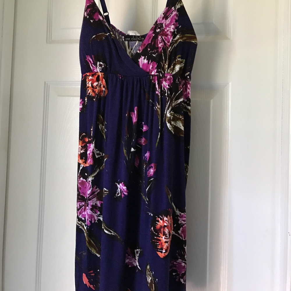 Floral spaghetti strap dress