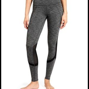 Athleta mesh panel plié legging