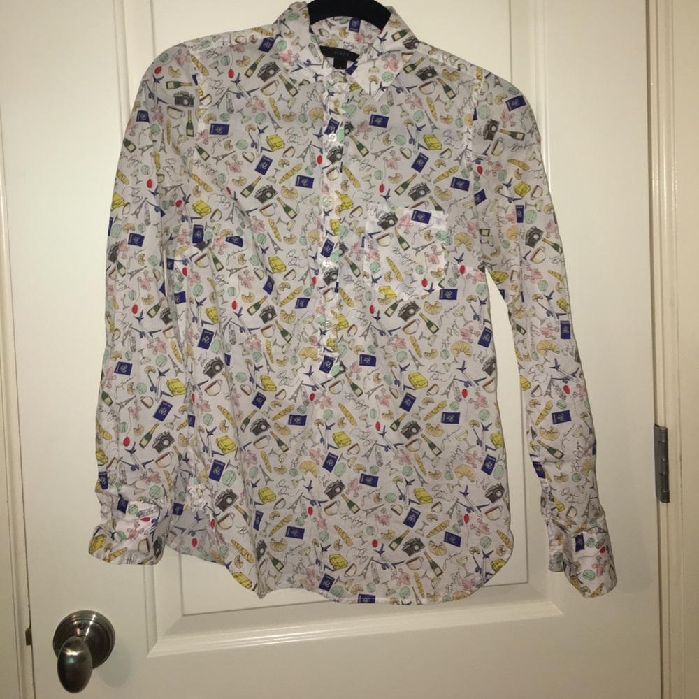 J. Crew Paris Button-Up