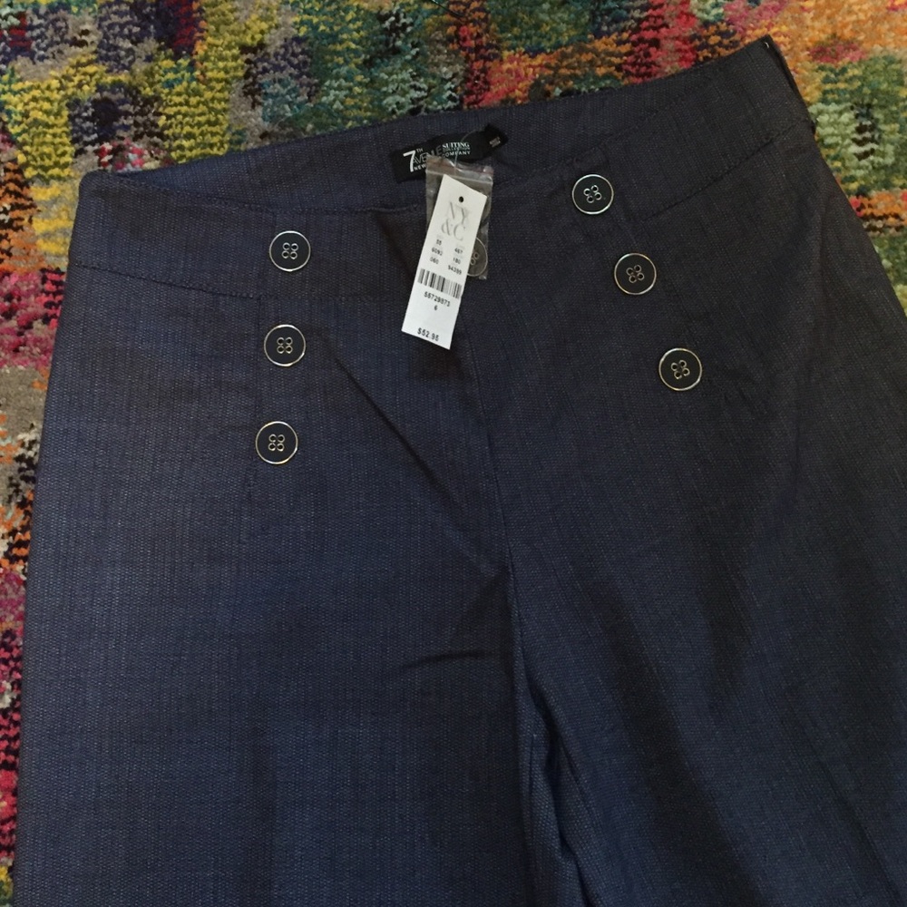 New York and company wide leg sailor pants