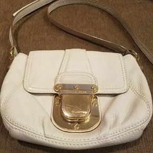 Michael Kors cream crossbody bag