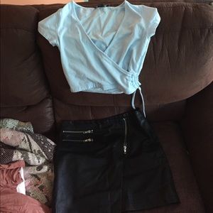 Skirt and top