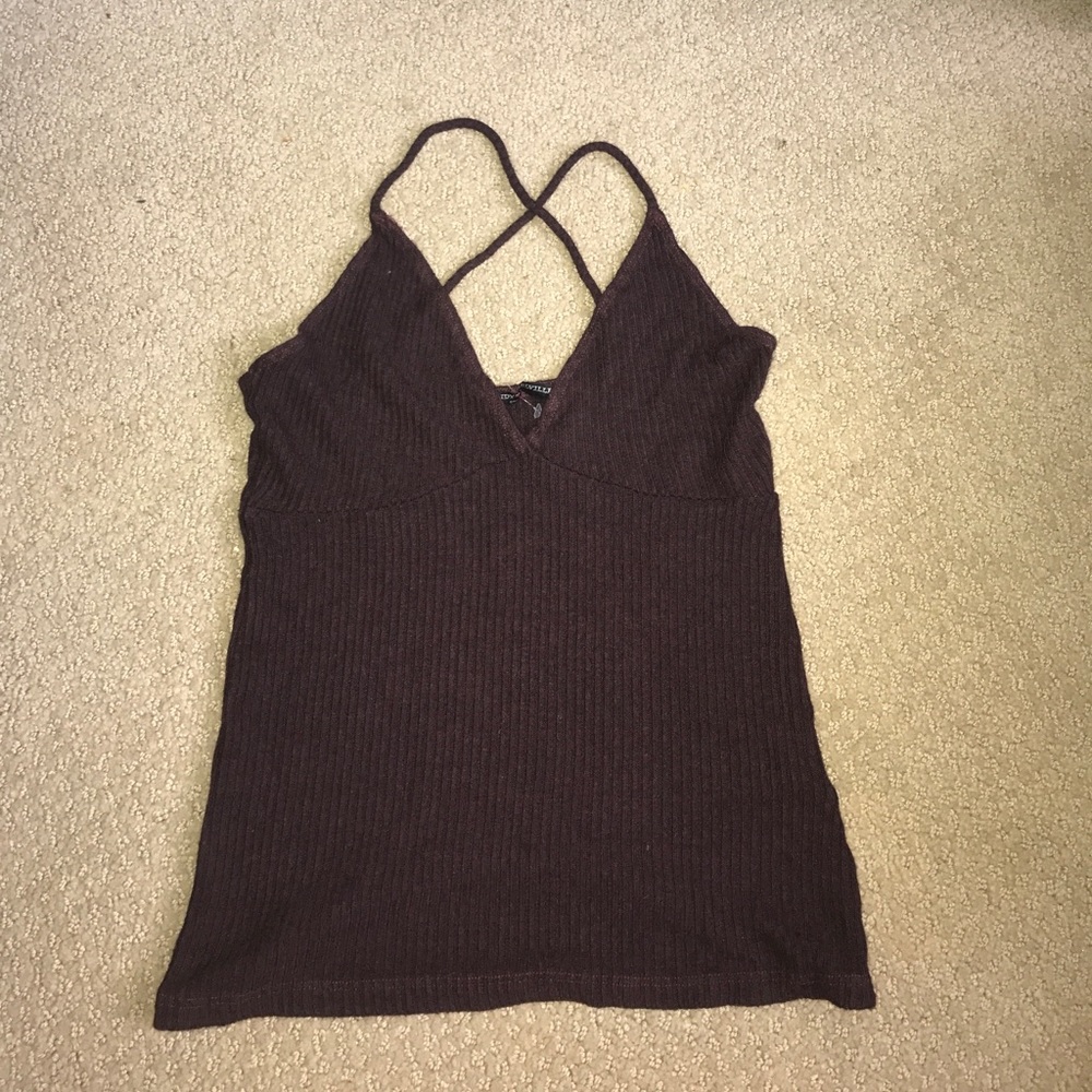 Maroon Brandy Melville Tank Top