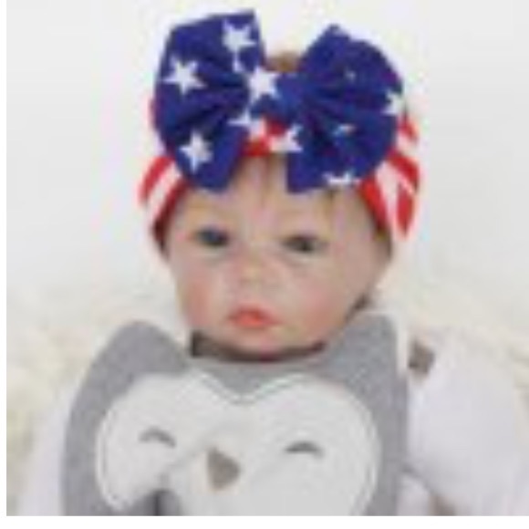 Baby 4th of July hairband! - Picture 2 of 2
