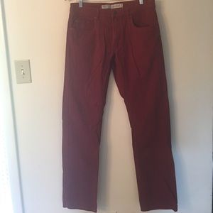 Maroon Jeans