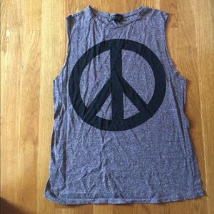 Peace Sign Muscle Tee
