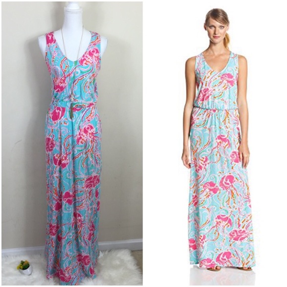 Lilly Pulitzer Dresses & Skirts - {Lilly Pulitzer} Mills Racerback Maxi Dress