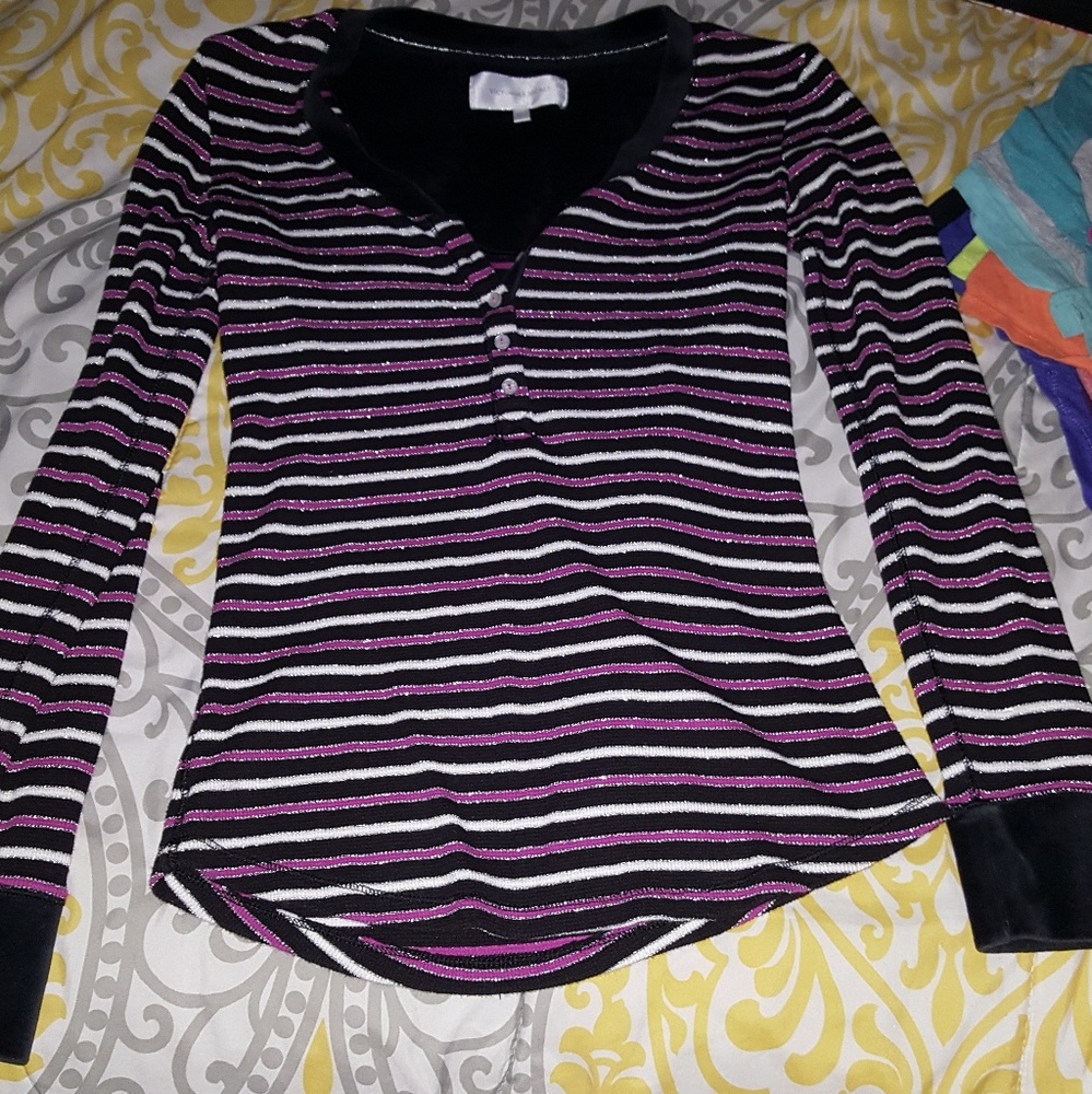Victorias secret long sleeve velvet top