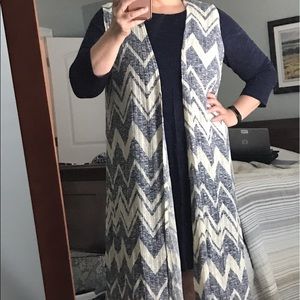 LulaRoe Joy Duster vest - Large - New with Tags