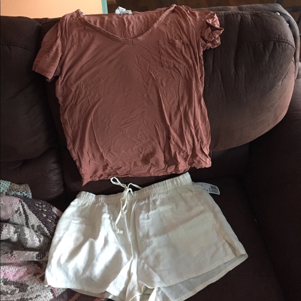 Shorts and top
