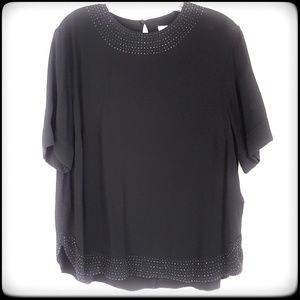 H&M short sleeve boxy blouse NWT - size 14