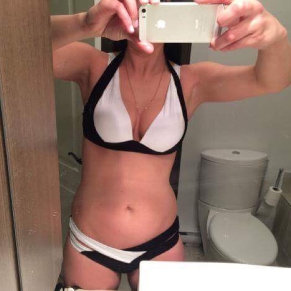 Dual Patchwork Strappy Padded Bikini - Picture 4 of 5