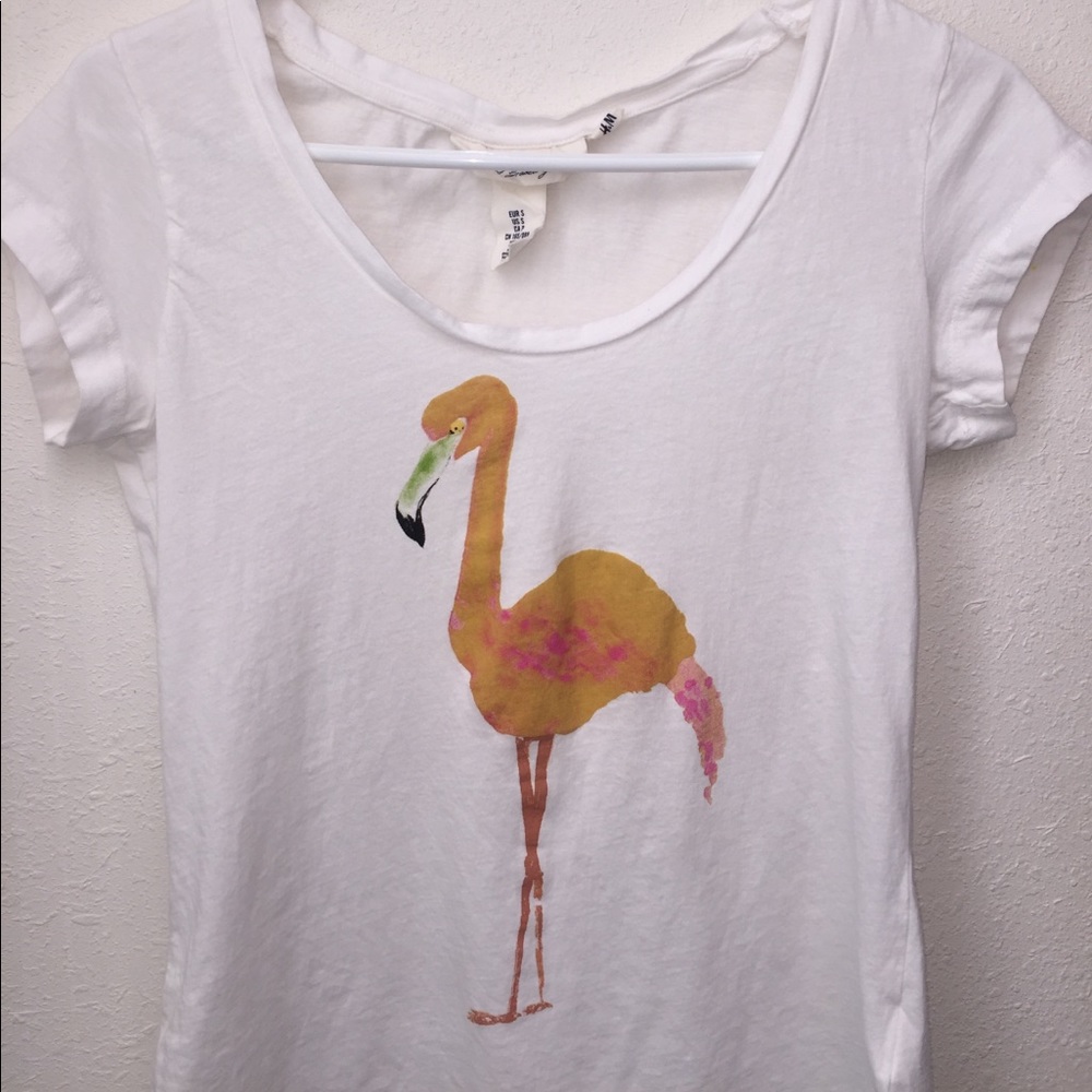 NWOT flamingo top!