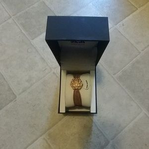 Anne klein watch! Rose gold! Flower case cover!