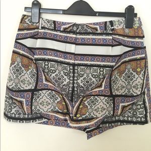Topshop patchwork/handkerchief printed shorts