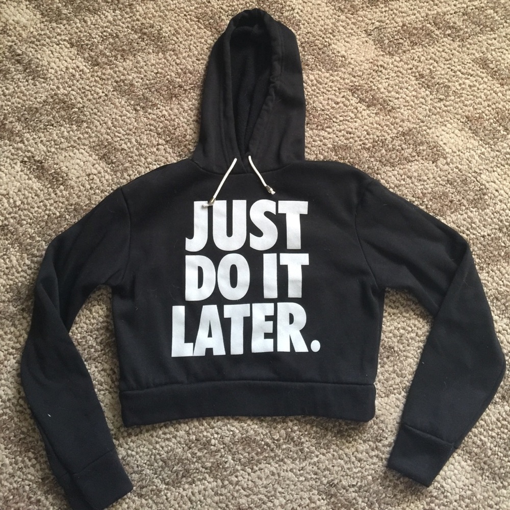 Crop hoodie