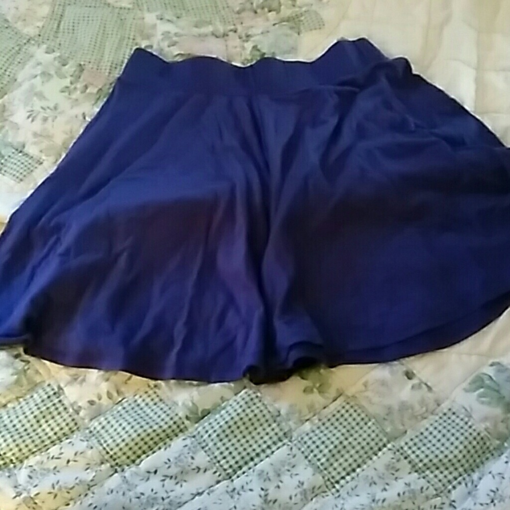 Blue skirt