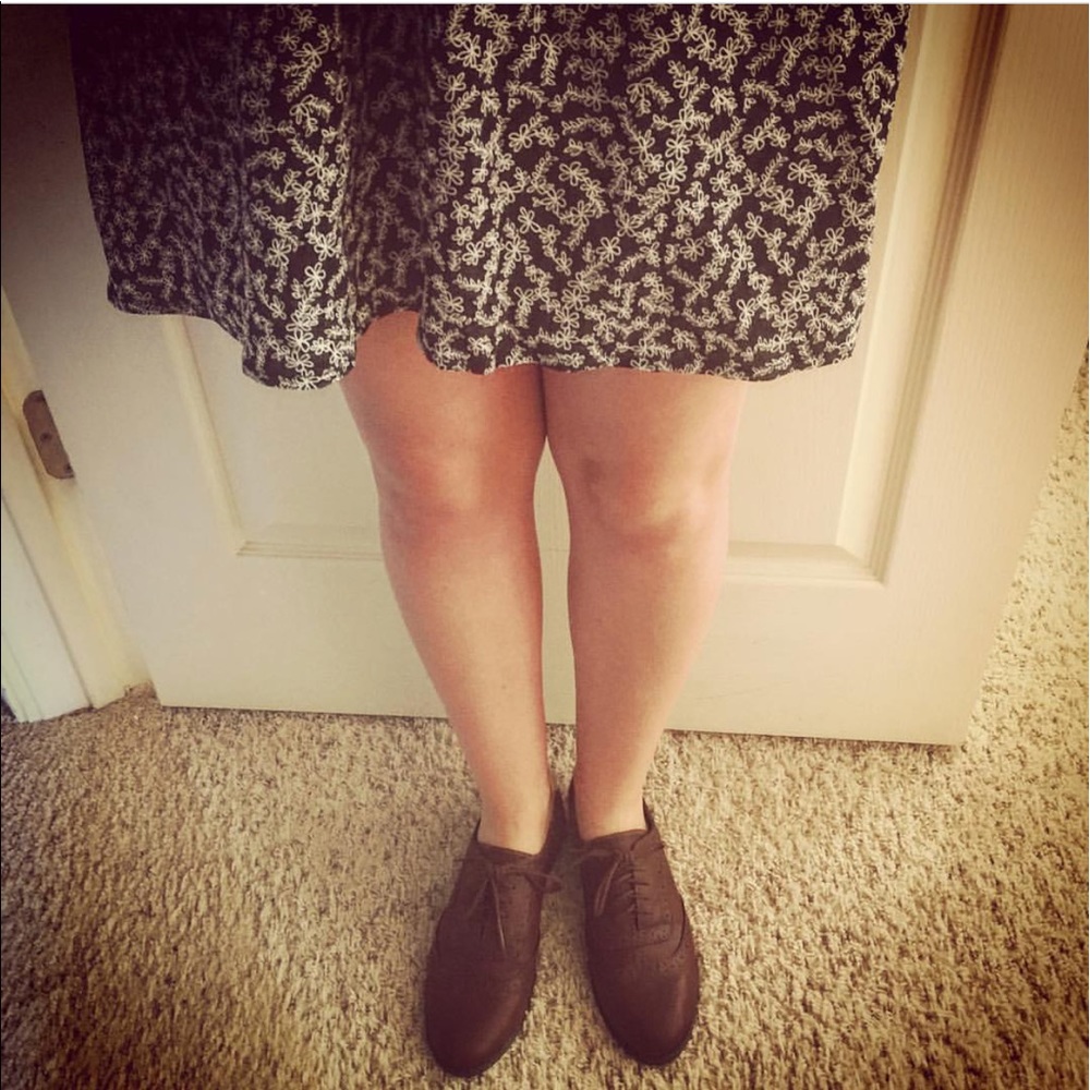 Brown oxfords forever 21