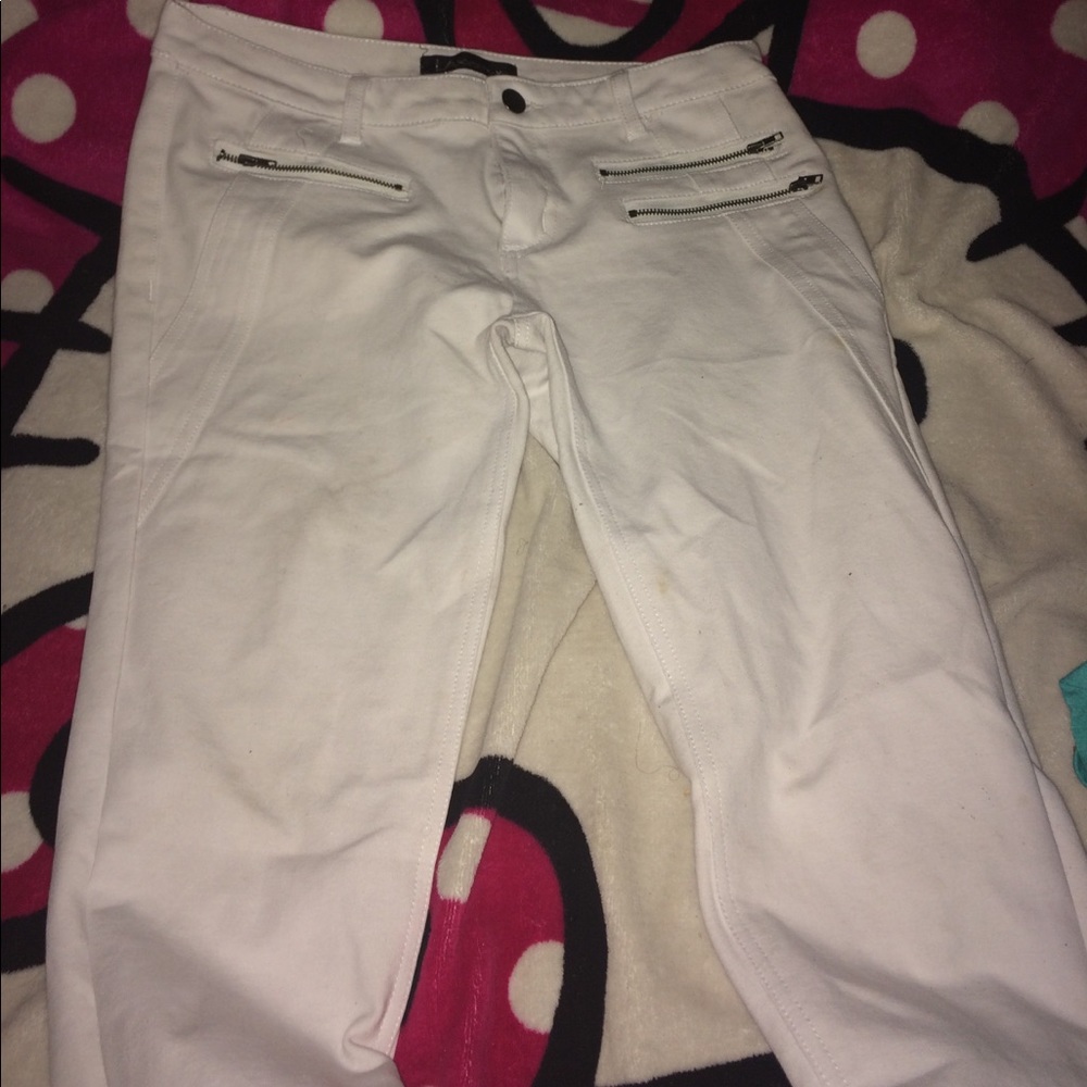 White jeans