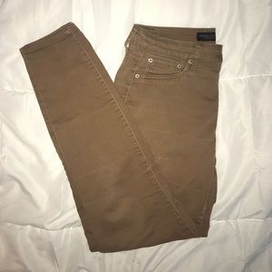 aéropostale khaki high waisted jeggings