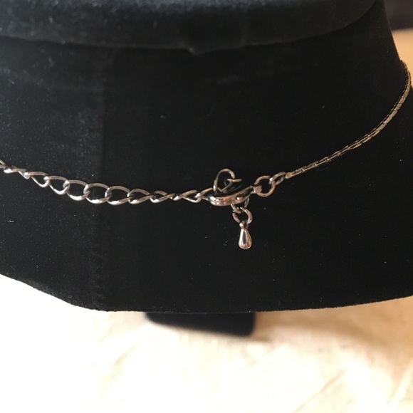 Teal drop necklace. - Picture 3 of 3