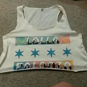 Lollapalooza crop top