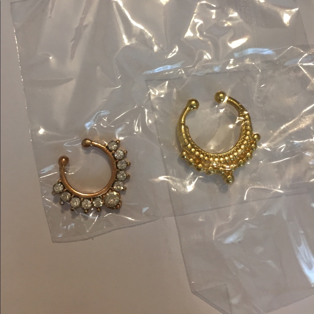 Faux nose rings