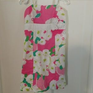 Precious! Lilly dress w/ties at shoulder &flower