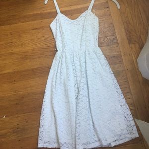 Adorable white lace dress