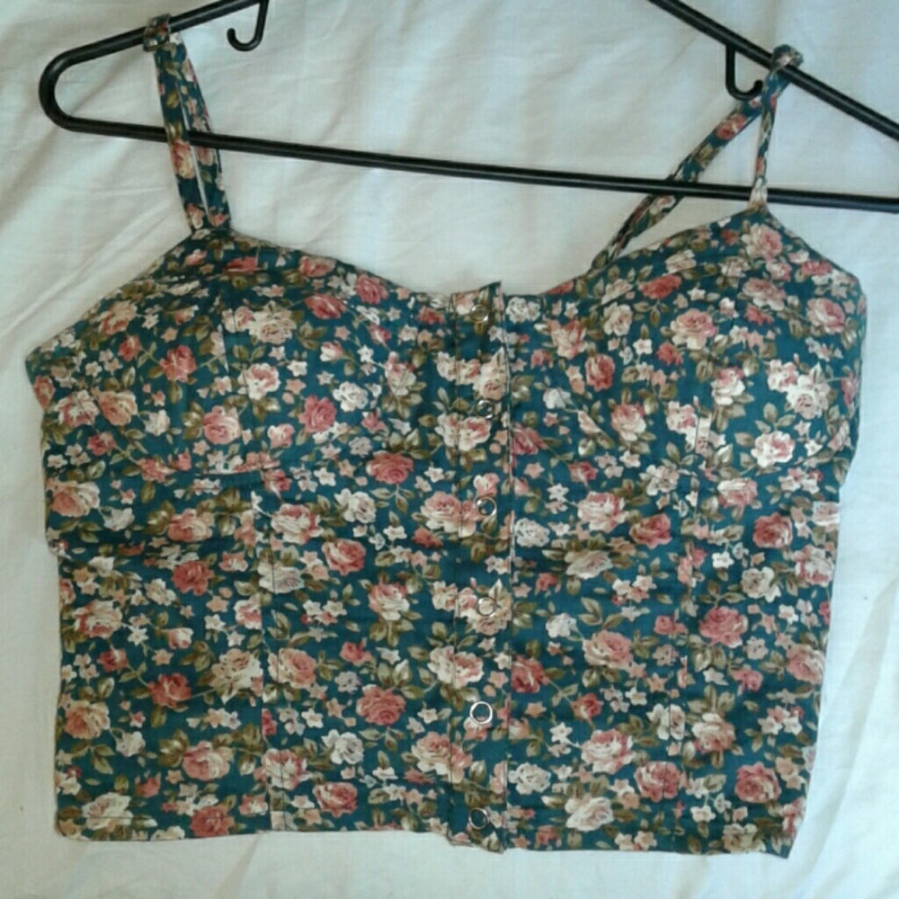 Floral Crop Top *Never Worn